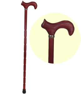 Bâtons de marche en bois faits à la main avec une poignée en bois confortable pour les personnes âgées et les activités de plein air comme la randonnée, couleur obligatoire - Product Image 6