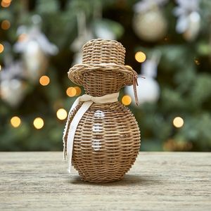 Bonhomme de neige rustique en rotin L Riviera Maison - Product Image 1