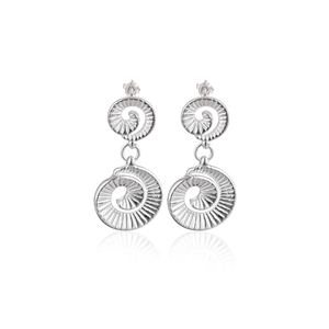 Pendientes Personalizados de Plata de Ley 925, Ligeros, Plateados, Lisos, Joyería Fina para Mujer, para Regalo - Product Image 1