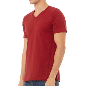 Bella + Canvas 3415C Unisex Triblend cuello en V suave cómodo Casual Fit camiseta - Product Image 4