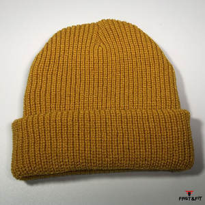 Custom Design 3D Embroidery Breathable Comfortable High Quality Light Weight Fleece Fabric 100% Cotton <b>Waterproof</b> Unisex <b>Beanie</b> - Product Image 4