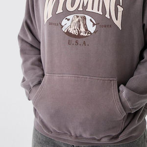 2025 venta al por mayor Sudadera con capucha para hombre Sudaderas con capucha Casual Color sólido Hombre Sudadera con capucha para hombre Transpirable Logotipo y diseño personalizados - Product Image 5