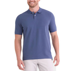 Polos de algodón 100% de alta calidad para hombre, diseño personalizable, Color sólido, manga corta, tejido que absorbe la humedad para Polo - Product Image 2