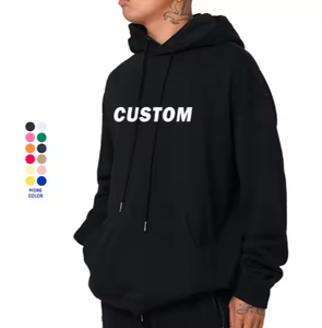 Sudadera con Capucha Casual para Hombre, con Cierre y Logotipo Personalizado, 100% Algodón, Impresión Digital, para Invierno - Product Image 1