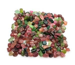 Multi Tourmaline Rugueuse 50 CT Tourmaline Naturelle Pierre précieuse brute en vrac, Tourmaline brute multicolore pour l'artisanat de bijoux - Product Image 4