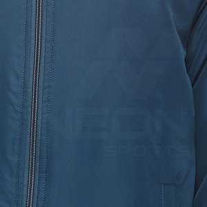 Chaqueta Bomber de Alta Calidad en Color Sólido, 100% Poliéster, con Bolsillos y Cierre, Chaqueta Bomber de Invierno para Hombre - Product Image 6