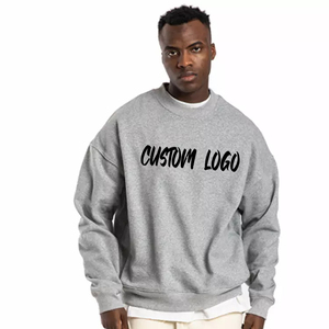 OEM & ODM สเวตเตอร์คอกลมแนววินเทจสะพายไหล่ของผู้ชาย, สินค้าใหม่เสื้อสเวตเชิ้ตขนาดใหญ่ใส่ได้ทั้งชายและหญิง - Product Image 1