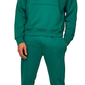 Nuevos hombres al por mayor cómodos último diseño moda hombres manga larga sudaderas con capucha pantalones conjunto chándales Joggers traje deportivo para hombres - Product Image 5