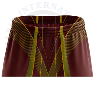 กางเกงขาสั้นเอวยางยืดของผู้ชายน้ำหนักเบาชุดฝึกกีฬาลำลองคุณภาพสำหรับใส่ในร่ม/กลางแจ้งฤดูร้อน - Product Image 4