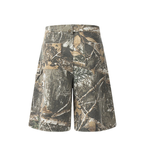 Shorts été Sublimation pantalon 100% coton hommes Shorts chasse personnalisé arbre Camouflage chasse imprimé court - Product Image 4