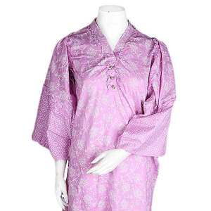 Traje de dos piezas estampado para mujer - Morado claro - Product Image 2