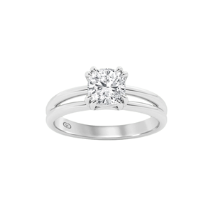 Anillo Serenity Cushion con Diamante Solitario y Aro Dividido, Plata de Ley 925, Oro Vermeil de 14 Quilates, 2.00 Quilates, Diamante Natural, Joyería Fina para Mujer - Product Image 4