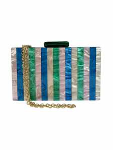 Fabriqué à la main élégant dames résine époxy pochette sac à bandoulière à la mode acrylique soirée mariage sac à main Portable robe Style - Product Image 2