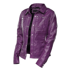 เสื้อแจ็กเก็ตหนัง PU มีซิปสำหรับผู้ชายเสื้อแจ็กเก็ตสไตล์เสื้อแจ็กเก็ตรถจักรยานยนต์ - Product Image 3