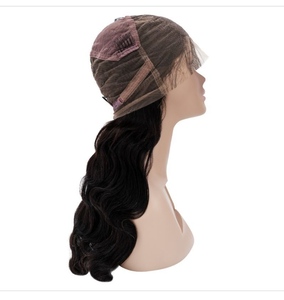 Peluca de encaje frontal con pelo indio crudo, textura NATURAL y COLOR, venta de fábrica de la INDIA - Product Image 5