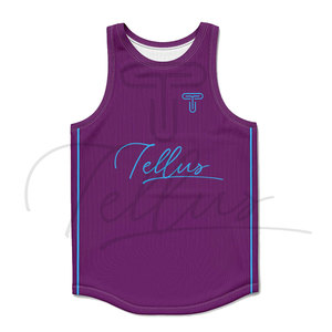 Vente directe d'usine, vente en gros, maillot de basket respirant à manches courtes, 100% polyester, nouveau style, best-seller pour adultes - Product Image 5