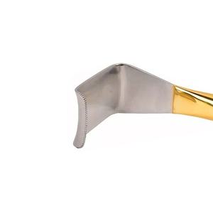 Instrument chirurgical d'écarteur de sein dentelé à double extrémité en acier inoxydable de haute qualité pour la chirurgie plastique par Liberta - Product Image 3