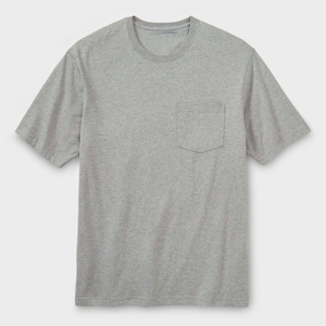 Vente en gros OEM Custom Mens crewneck poche t-shirt conçu pour un confort supérieur et style toute la journée - Product Image 1