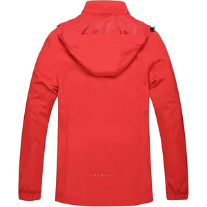 เสื้อกันลมกันฝนสำหรับผู้ชาย, เสื้อแจ็คเก็ตกันฝนพร้อมฮู้ดสำหรับทำงานเดินป่าตกปลา - Product Image 2