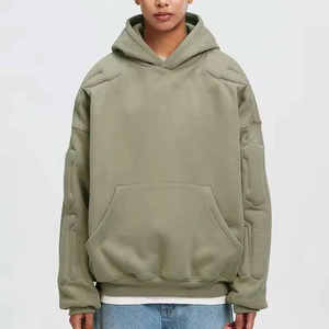 เสื้อฮู้ดผ้าฝ้ายสำหรับผู้ชายเสื้อฮู้ด100% ซักด้วยกรดเสื้อฮู้ดสำหรับผู้ชายเสื้อผ้าลำลองซักแบบบ็อกซี่แอซิด2025 - Product Image 1