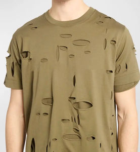 T-shirts personnalisés pour hommes en tissu délavé 300 g/m², fabrication de vêtements, jersey 100 % coton, logo personnalisé, fournisseur d'usine, prix avantageux - Product Image 6