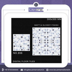 Precio de azulejo de piso digital para azulejos de piso de baño 30X30 Azulejos de acabado brillante mate - Product Image 4