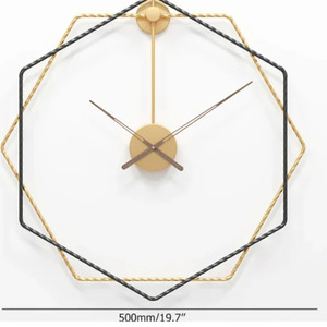 Elegant Minimalist Design <b>Wall</b> <b>Clock</b> with Unique Quartz Design Outdoor Living Room Needle Display with Alarm Function - Product Image 3