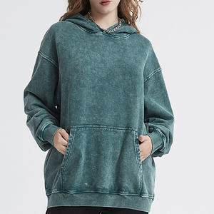 เสื้อฮู้ดแบบสวมหัวโอเวอร์ไซส์สำหรับผู้ชายเสื้อฮู้ดพิมพ์ลายพัฟฟ์ไหล่ตกกระแทก - Product Image 3