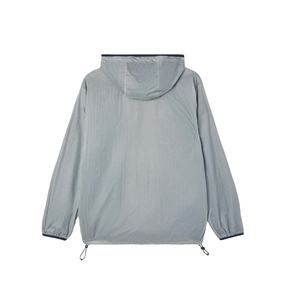 Chaqueta Cortavientos Ligera e Impermeable para Correr, con Cremallera Completa, Transpirable, con Forro de Malla Personalizado, Chaqueta de Nailon Arrugado - Product Image 2