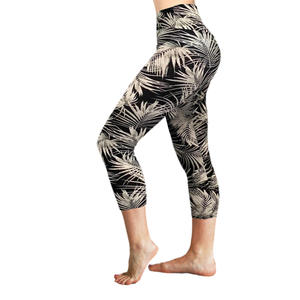 Custom Printed Tummy Control Capri for <b>Women</b> High Waist Workout Leggings With Smooth As Butter Custom <b>Women</b> <b>Tights</b> Pants - Product Image 5