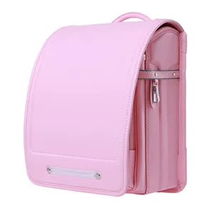 L sac à dos pour garçons filles enfants Style japonais mignon PU sacs de livre grands enfants sac à dos