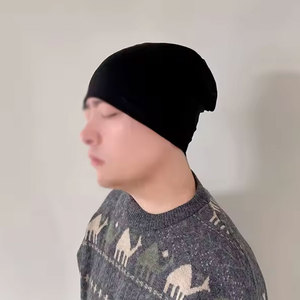 New <b>Design</b> Winter Beanie <b>Caps</b> Men's Winter Acrylic Cuff Beanie Daily Beanie New High Quality - Product Image 4