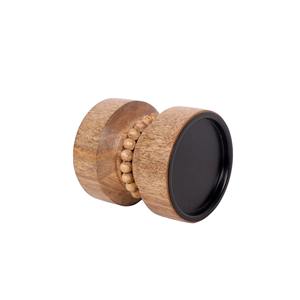 Bougeoir en bois à six colonnes, idéal pour la décoration intérieure, centre de table et éclairage festif, fabriqué à la main en Inde - Product Image 5