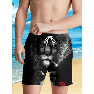 Logo personnalisé OEM Short d'été pour hommes Short de sport en coton à séchage rapide Short solide en coton pour hommes - Product Image 3