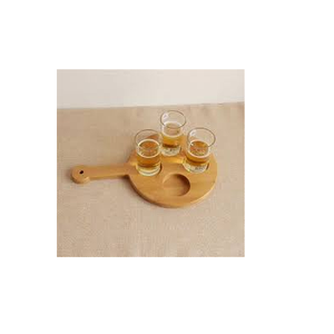 Hot Sale <b>Wooden</b> Glass Holder Organizer <b>Bathroom</b> Holder Wall Mounted and Customized Size Hot Sale Product - Product Image 2