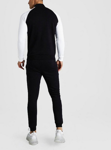 Chándal de chándal ajustado de terciopelo personalizado OEM con capucha y cremallera para hombre, chándal para correr de invierno con logotipo personalizado al por mayor - Product Image 4