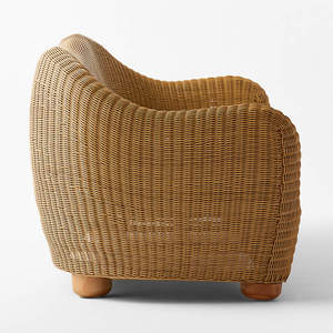 Luxueux canapé en osier en rotin-Sièges durables et confortables pour patio extérieur ou espaces de jardin - Product Image 3