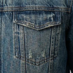 Veste en toile décontractée à manches longues respirante pour femmes, en denim tissé uni, anti-rides, en coton, streetwear personnalisé, élégante et personnalisée - Product Image 5