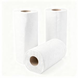 Rouleaux de papier de cuisine multi-usages 2 plis/3 plis, tissu absorbant de qualité alimentaire pour le nettoyage, la cuisine et l'essuyage - Product Image 4