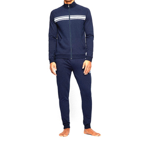 Nouveau design – Survêtement sportif pour homme grande taille en molleton bouclette – Écologique, respirant, coupe-vent, léger, col en V - Product Image 6