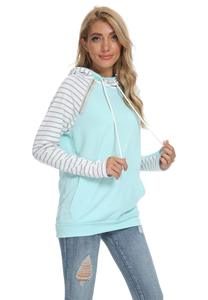 Sudadera con Capucha forrada de lana con cordón Zip Up Ropa de mujer Sudadera con capucha Casual Sudaderas con capucha de manga larga - Product Image 5