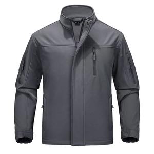 Veste Softshell en polyester léger imperméable pour l'extérieur d'automne-Veste Softshell personnalisable - Product Image 4