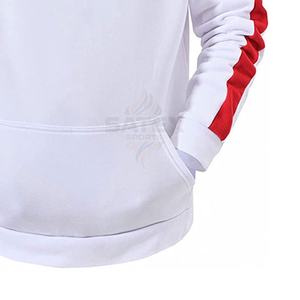 ชุดวอร์มลำลองมีฮู้ดสำหรับผู้ชายเสื้อผ้าฝ้าย100% น้ำหนักเบาระบายอากาศได้ดีกำหนดเองสำหรับใส่วิ่งจ๊อกกิ้ง - Product Image 6