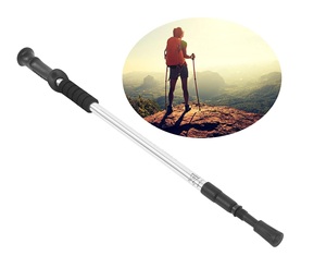 Ensemble de bâtons de trekking, bâtons de marche confortables et sûrs, bâtons de ski pour le camping et la randonnée, bâtons télescopiques avec amortisseur et support pour la boue - Product Image 6