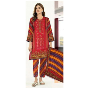 Latest Pakistani Women's Shalwar Kameez <b>Dress</b> Solid Color Woolen <b>Shawl</b> With Floral Pattern Casual Silk Party <b>Dress</b> From Pakistan - Product Image 2