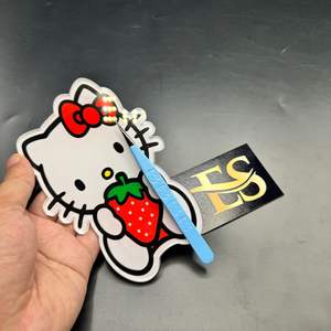 Nueva llegada personalizable Dodgers Hello Kitty pestañas azulejos Sostenible forma de mariposa herramienta de belleza con logotipo personalizado - Product Image 4