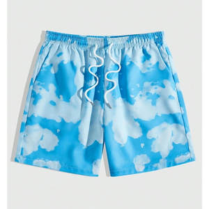 Vente en gros de shorts décontractés en nylon pour hommes, numérique respirant, séchage rapide, haute qualité, nouveau design, fermeture à la taille élastique, toile unie - Product Image 1