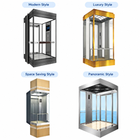 Ascenseur extérieur pour maison, sans rouille, simple, pour fauteuils roulants, avec main courante, certifié CE ISO, sans gaine, pour villa