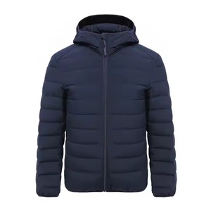 Streetwear personnalisé blouson aviateur pour hommes tissu nylon tissu noir satin de nylon veste surdimensionnée épaisse recadrée doudoune aviateur - Product Image 2