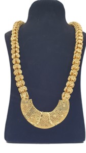 Ensemble de collier plaqué or 18KT au design solide classique haut de gamme nouveauté accessoire de mode - Product Image 2
